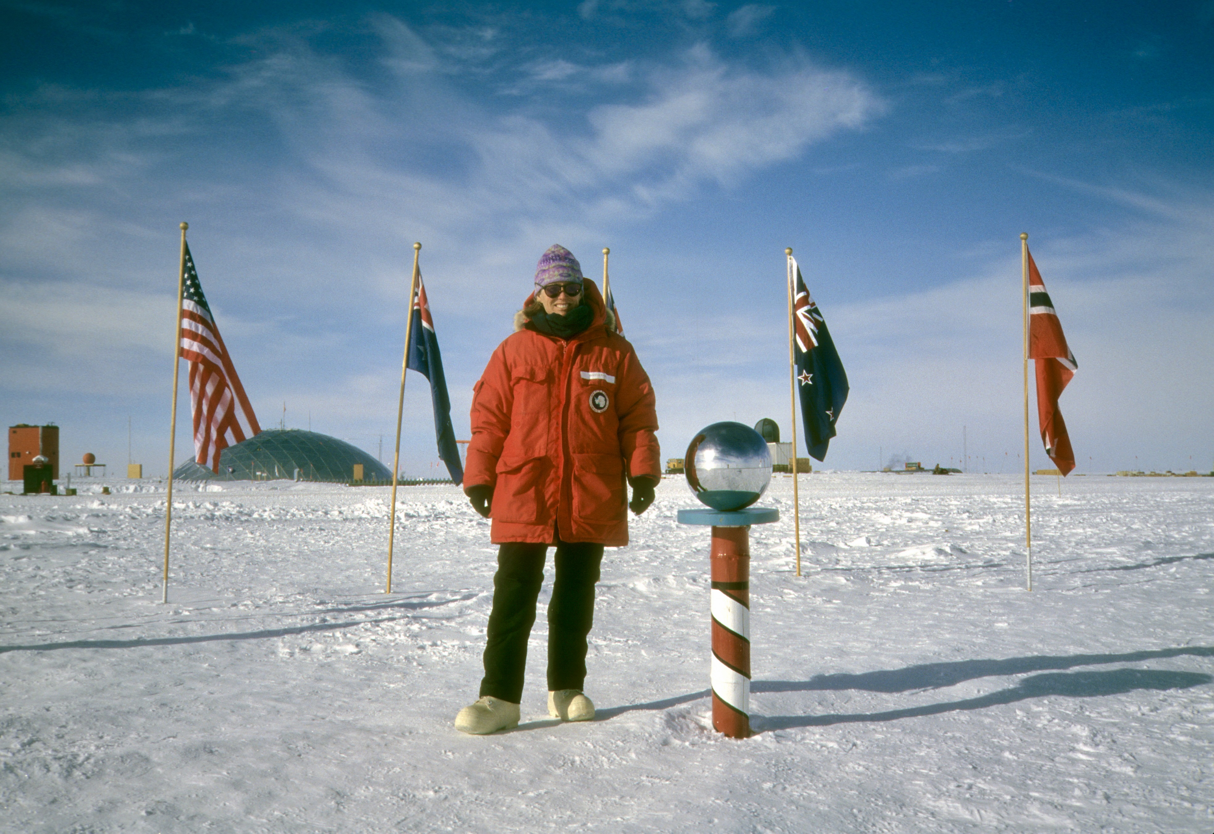 Gayle at South Pole